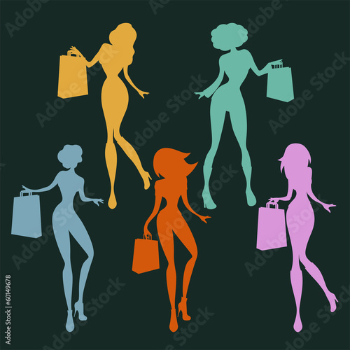 Set de mujeres de compras
