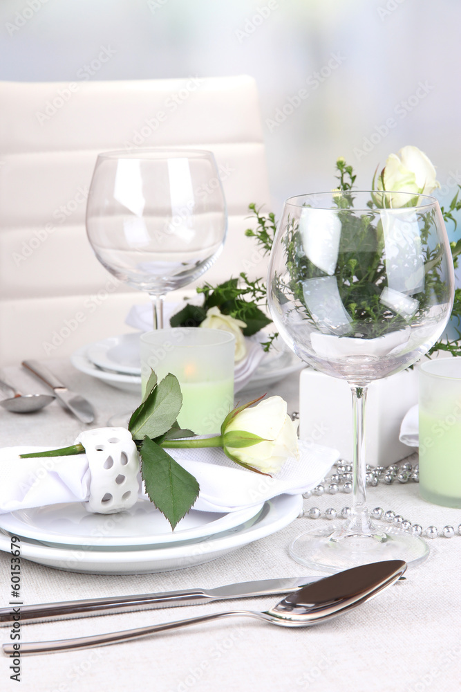 Table arrangement in restaurant Table arrangement in restaurant