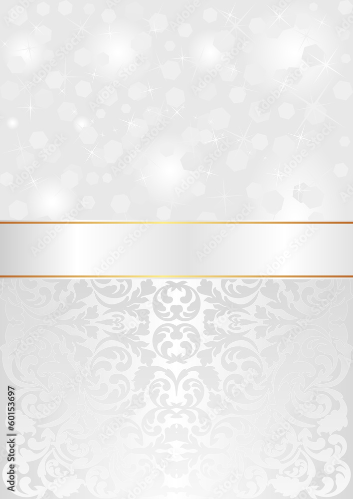 split background - blurred and decorated with ornaments
