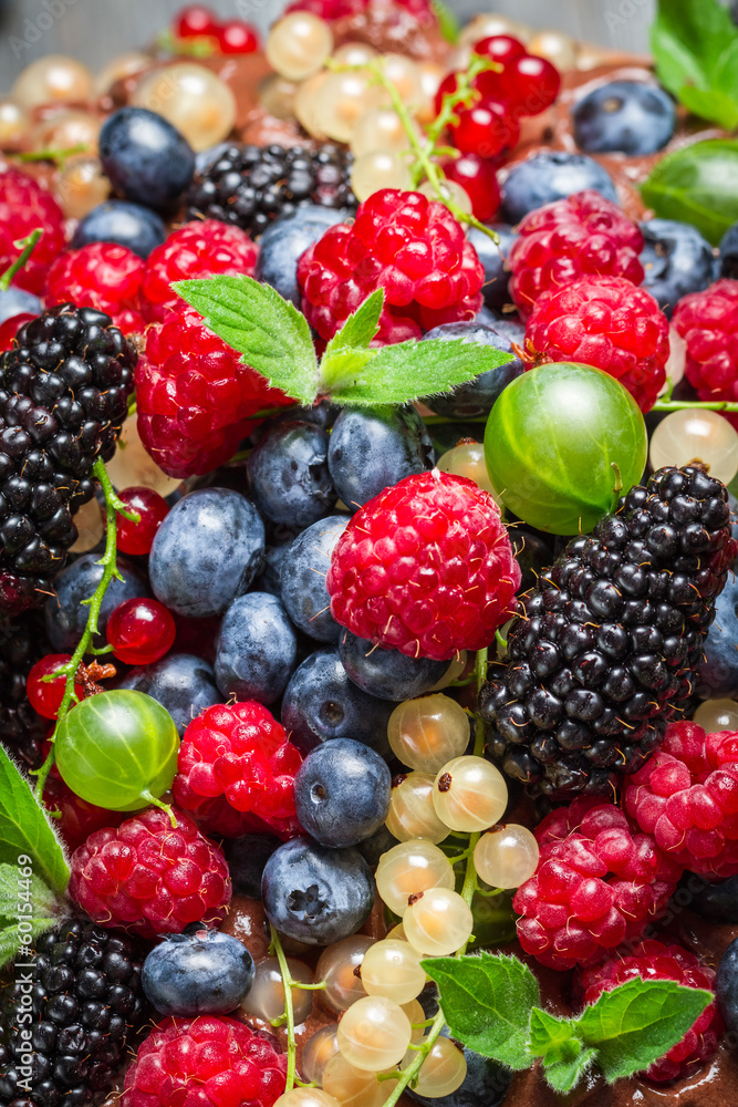 Closeup of fresh berry fruits Closeup of fresh berry fruits