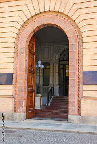 Italy Ravenna, medieval building entrance © claudiozacc