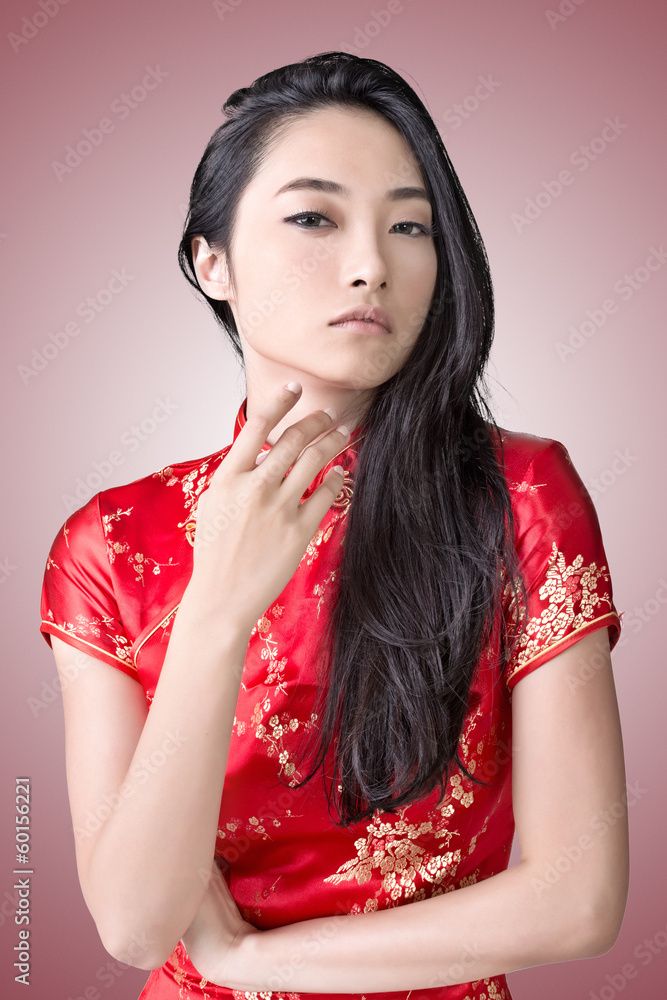 Chinese woman dress traditional cheongsam Chinese woman dress traditional cheongsam