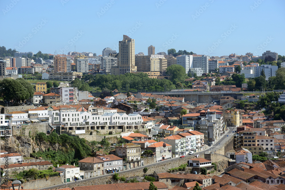 Vila Nova de Gaia is on the south bank of Douro River, Porto