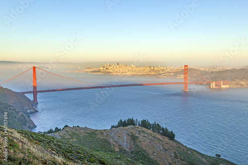 San Francisco Golden Gate bridge in afternoon light