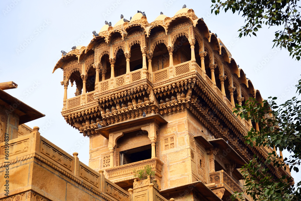 Obraz premium Salim Singh Ki Haveli in Jaisalmer,India