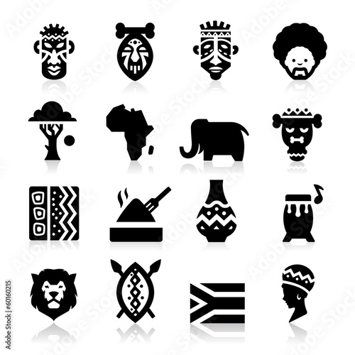 African Culture Icons