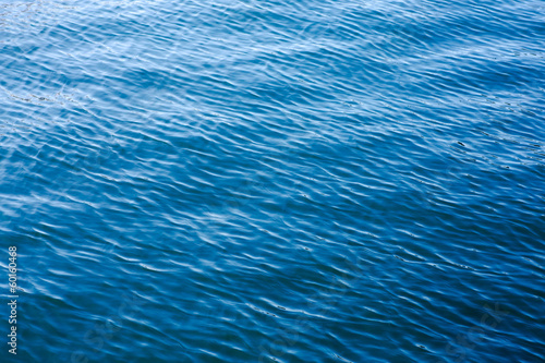 Clear blue sea background.