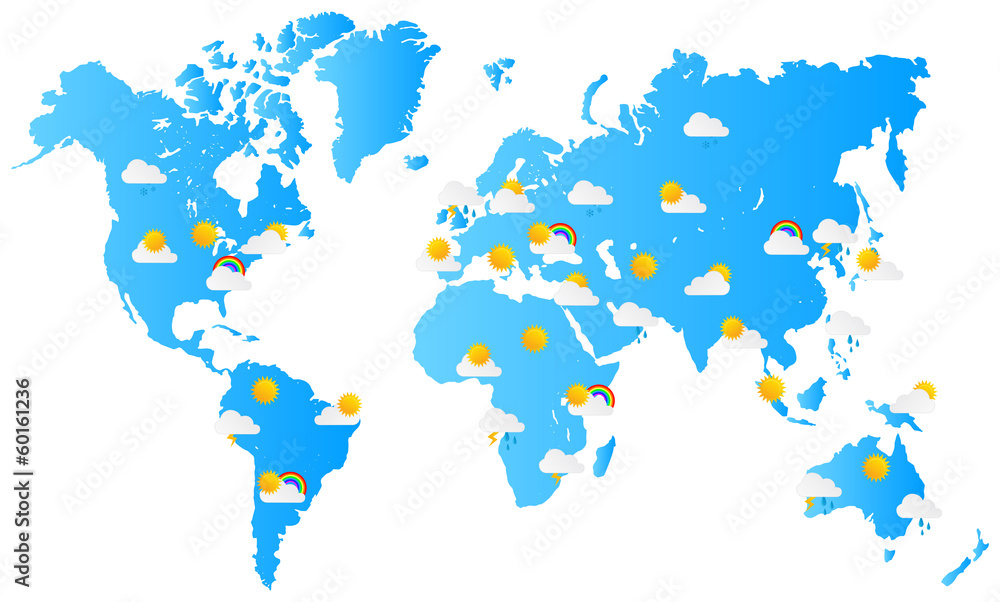 World Map Weather Forecast
