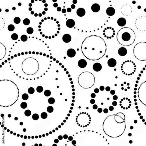 Seamless Black and White Pattern
