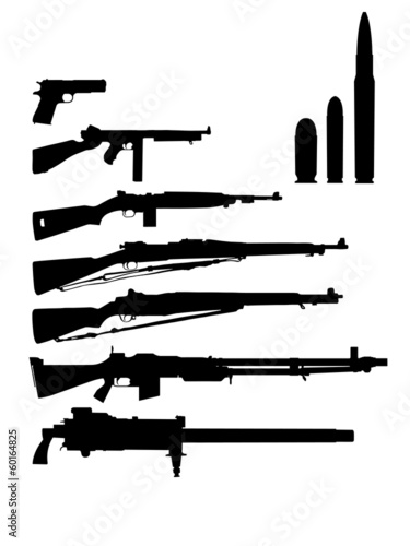 various U.S. arms of the second world war photo
