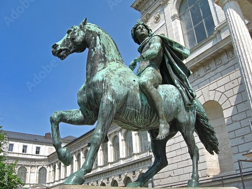 Equestrial Statue of Pollux - Munich photo