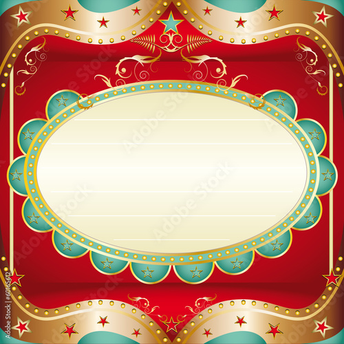 Baroque square frame