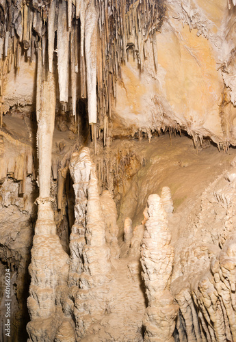 UNderground Caves Unique Geology Stalagmite Straws Columns Stala photo