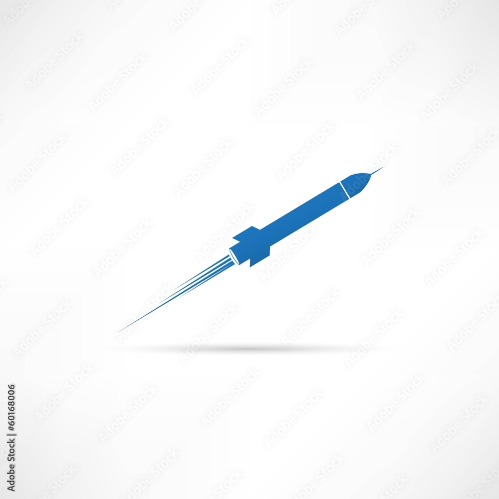 Fototapeta premium Rocket icon