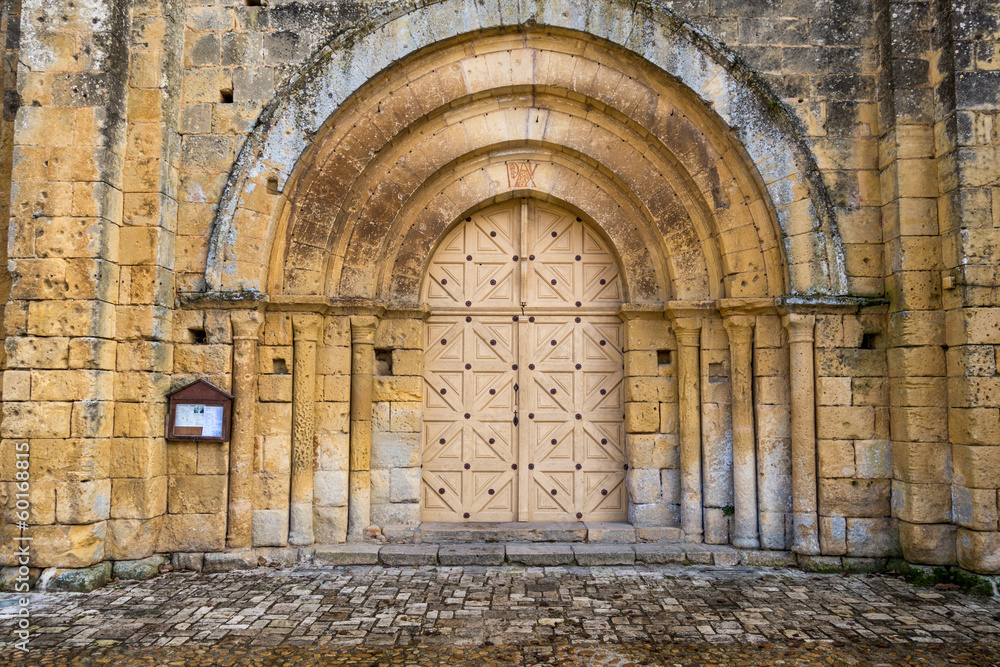 Porte entrée Abbaye de Cadouin
