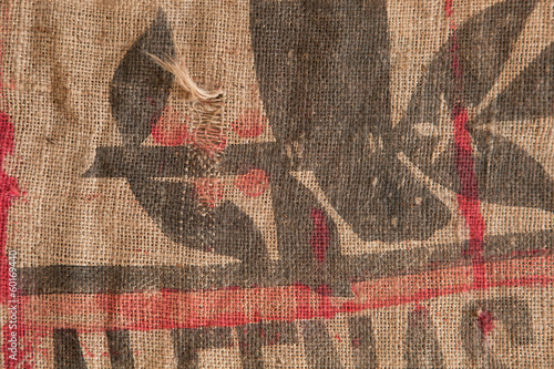 jute sackcloth decoration