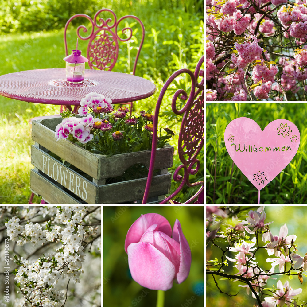 Fototapeta premium Frühling - Collage