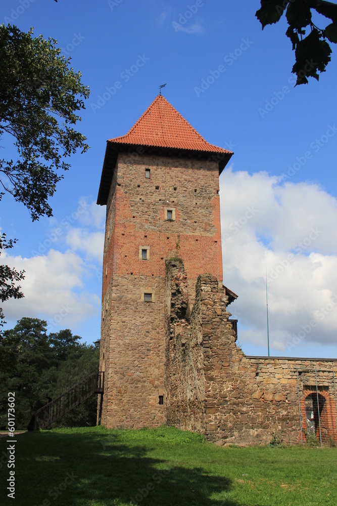 Wieża zamku Chudów