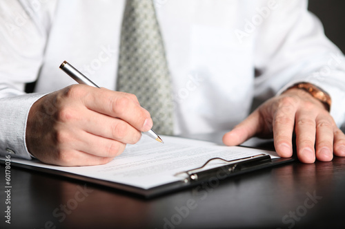 signing finance contract
