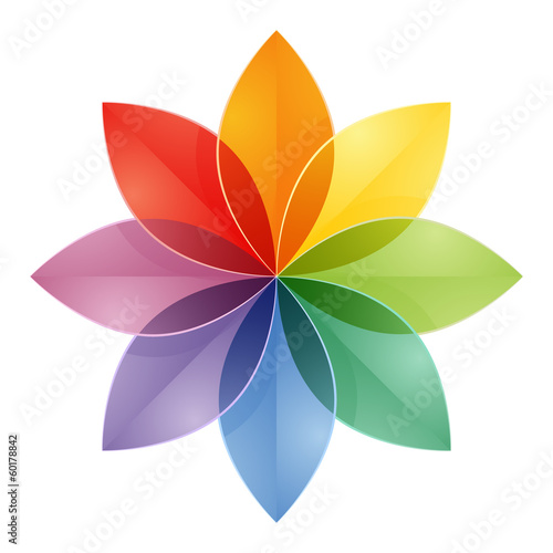 Color Wheel Flower