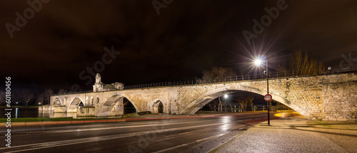 Pont Saint-Benezet in Avignon, a world heritage site in France photo