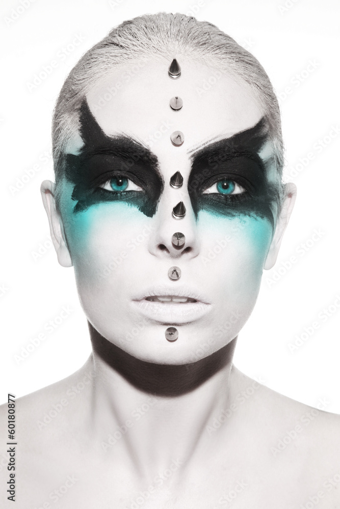 Avant-garde fashion portrait Avant-garde fashion portrait