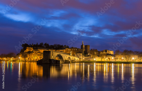 View of medieval town Avignon at morning, UNESCO world heritage © Leonid Andronov