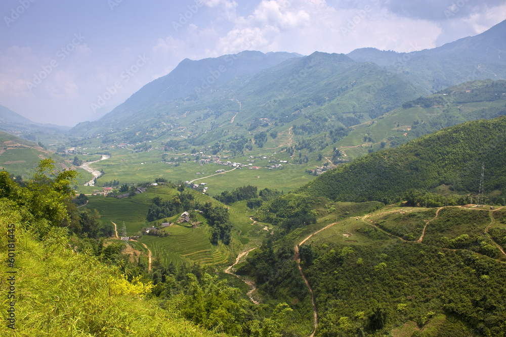 Mountains near Sapa, Vietnam