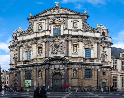 Carolus Borromeus Church in Antwerp, Belgium.