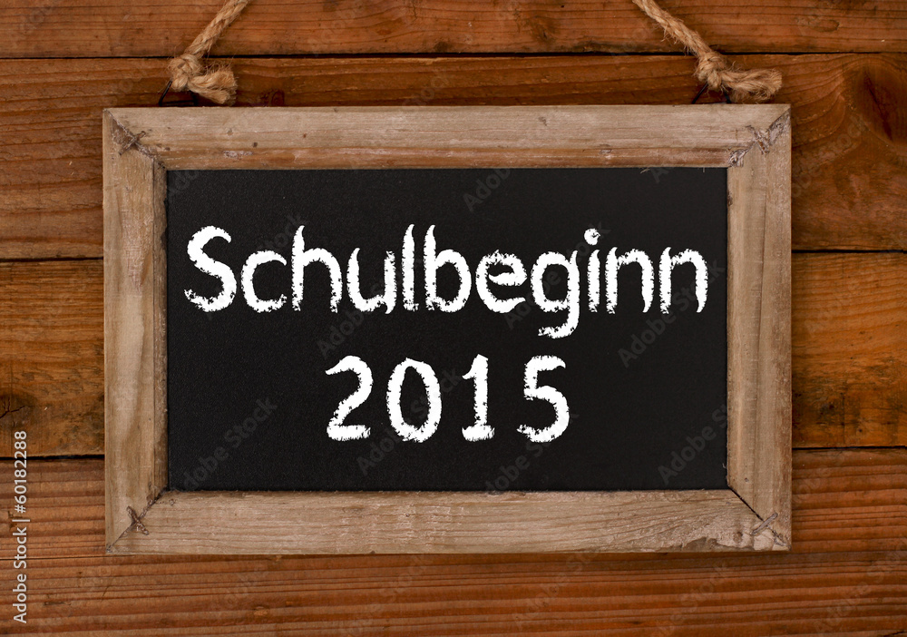 Fototapeta premium Schulbeginn 2015