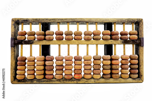 Chinese wooden abacus