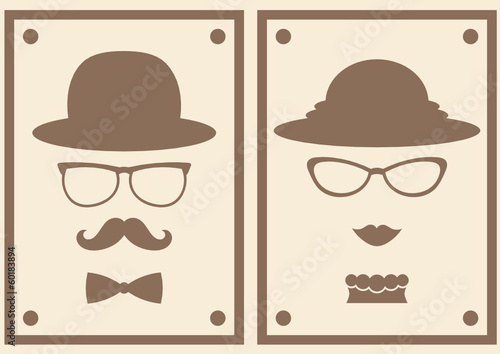 lady and gentleman with glasses