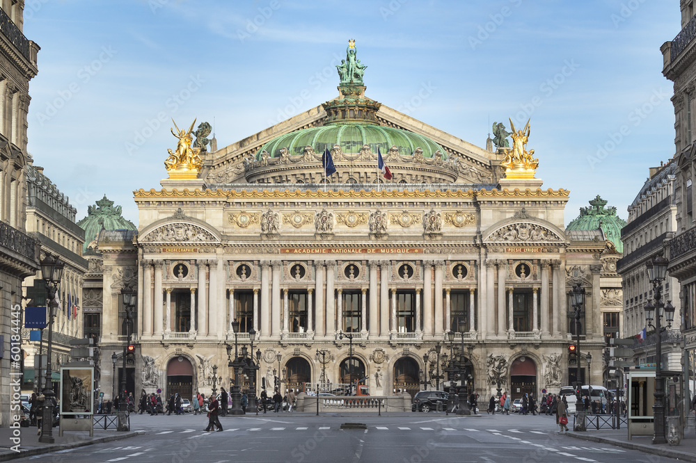Naklejka premium Opera Garnier Paryż