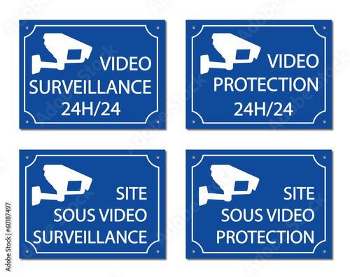 Panneau Vidéosurveillance.