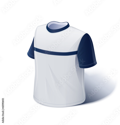 T-shirt. Sports wear. Eps10 vector illustration. Isolated on
