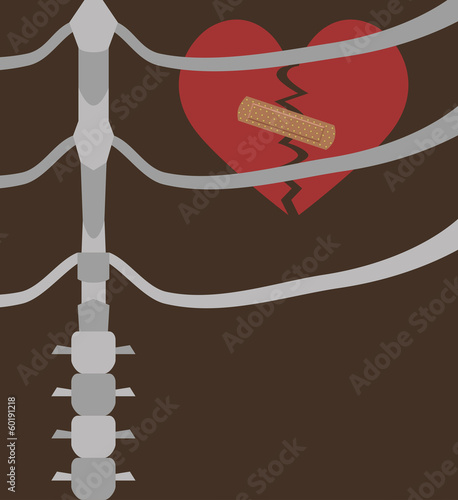 broken heart inside