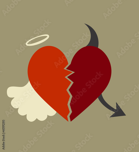 good and bad heart