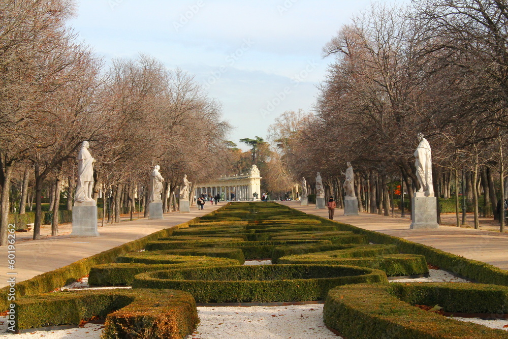 Parc du Retiro à Madrid