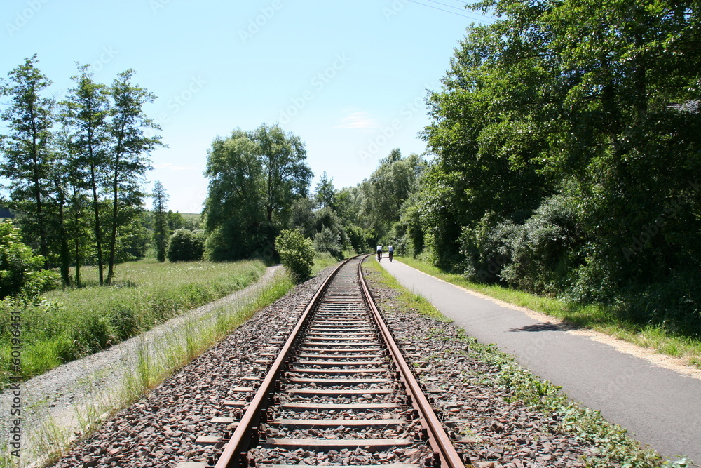 Fototapeta premium Schienen