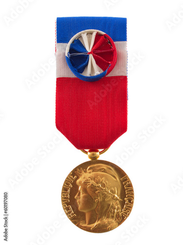 médaille du travail photo