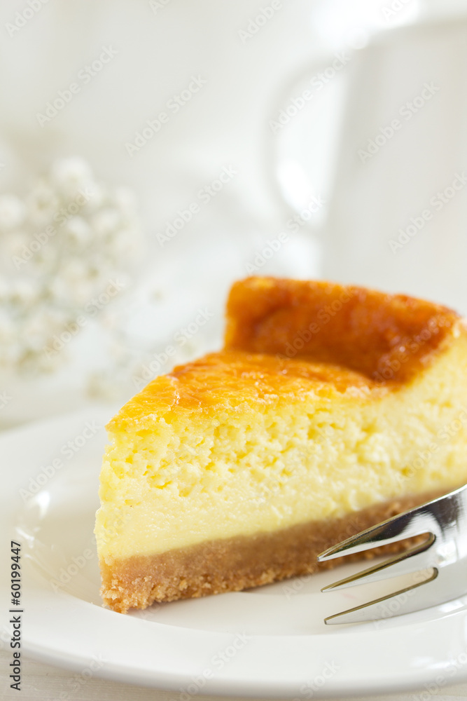 Classic cheesecake. Classic cheesecake.