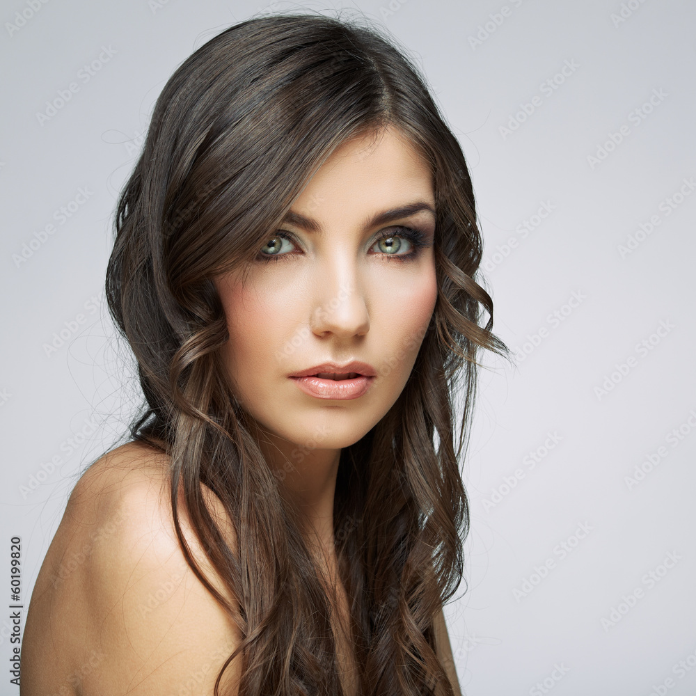 Beautiful young woman portrait Beautiful young woman portrait