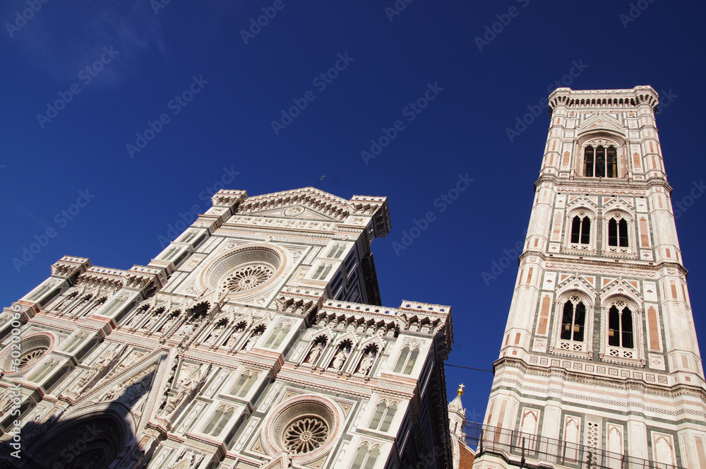 Cathédrale Sainte Marie de la Fleur et son Campanile à Florence