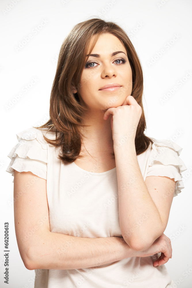 young woman casual style