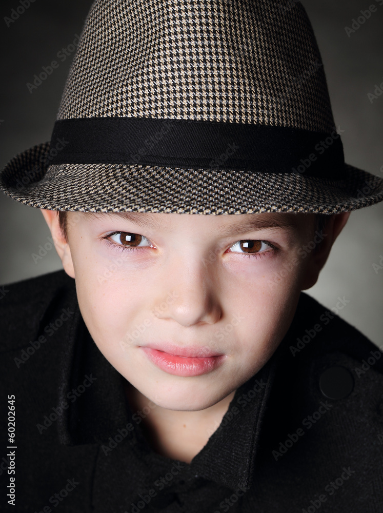 Boy with a hat