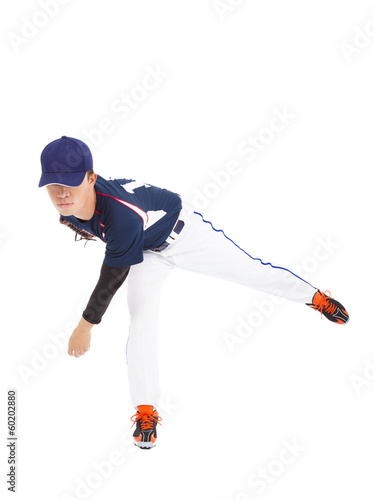 Photography baseball player pitcher throwing ball