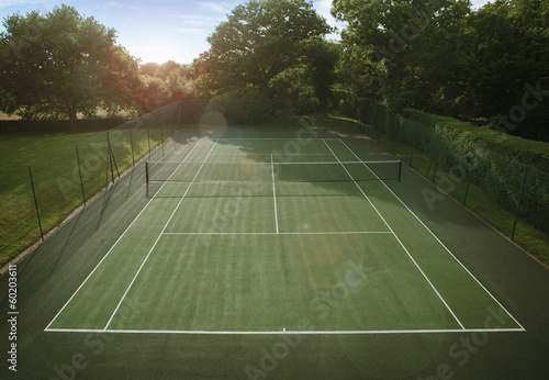 Obraz na płótnie tennis court w salonie
