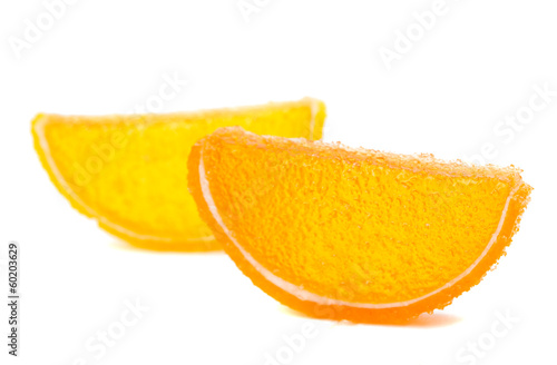 jelly slices isolated