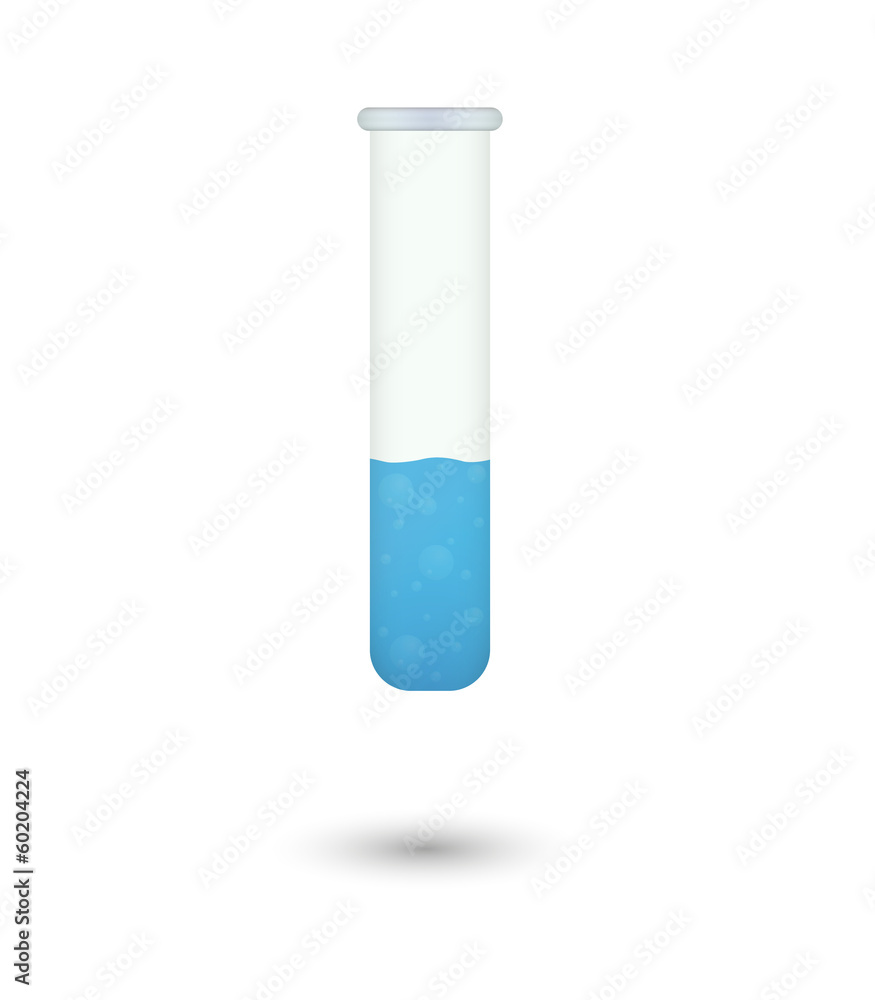 test tube with blue fluid test tube with blue fluid
