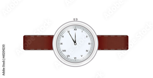 silver watch